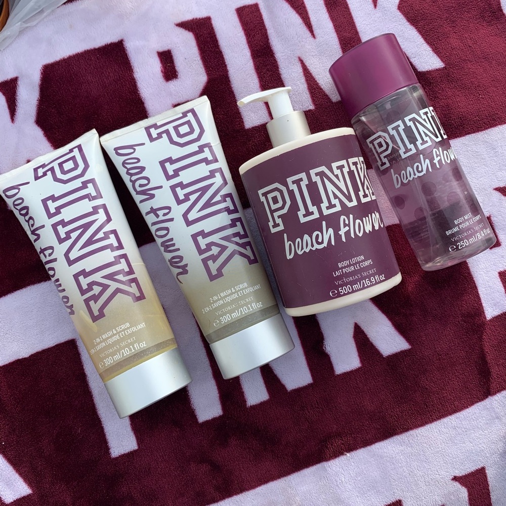 VS pink beach flower bundle